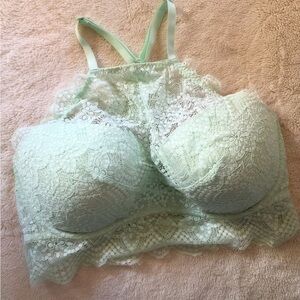 Victoria’s Secret Lace Bralette in Mint Green